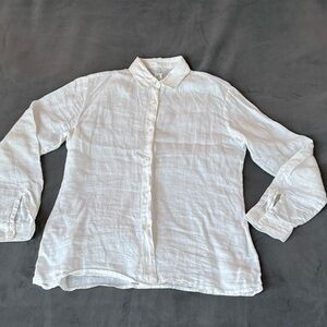 Classic White Button Down Shirt